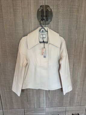 we-Ar4 Linen Cotton Blend Jacket